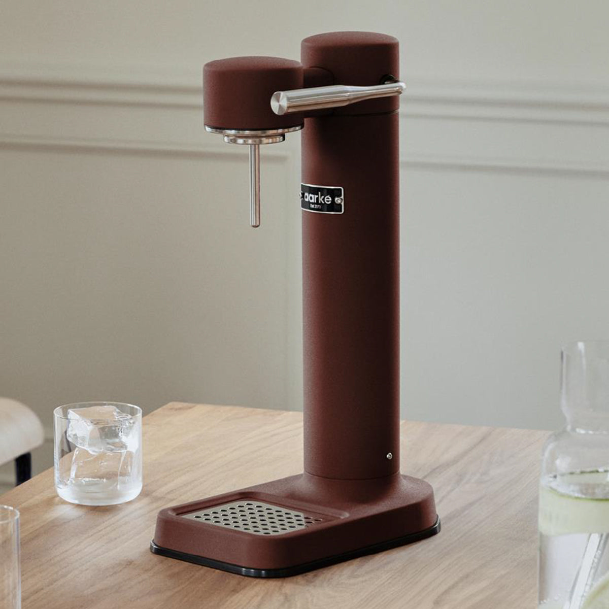 Aarke Carbonator 3 Matte Burgundy Sparkling Water Maker Sparkling Water Maker