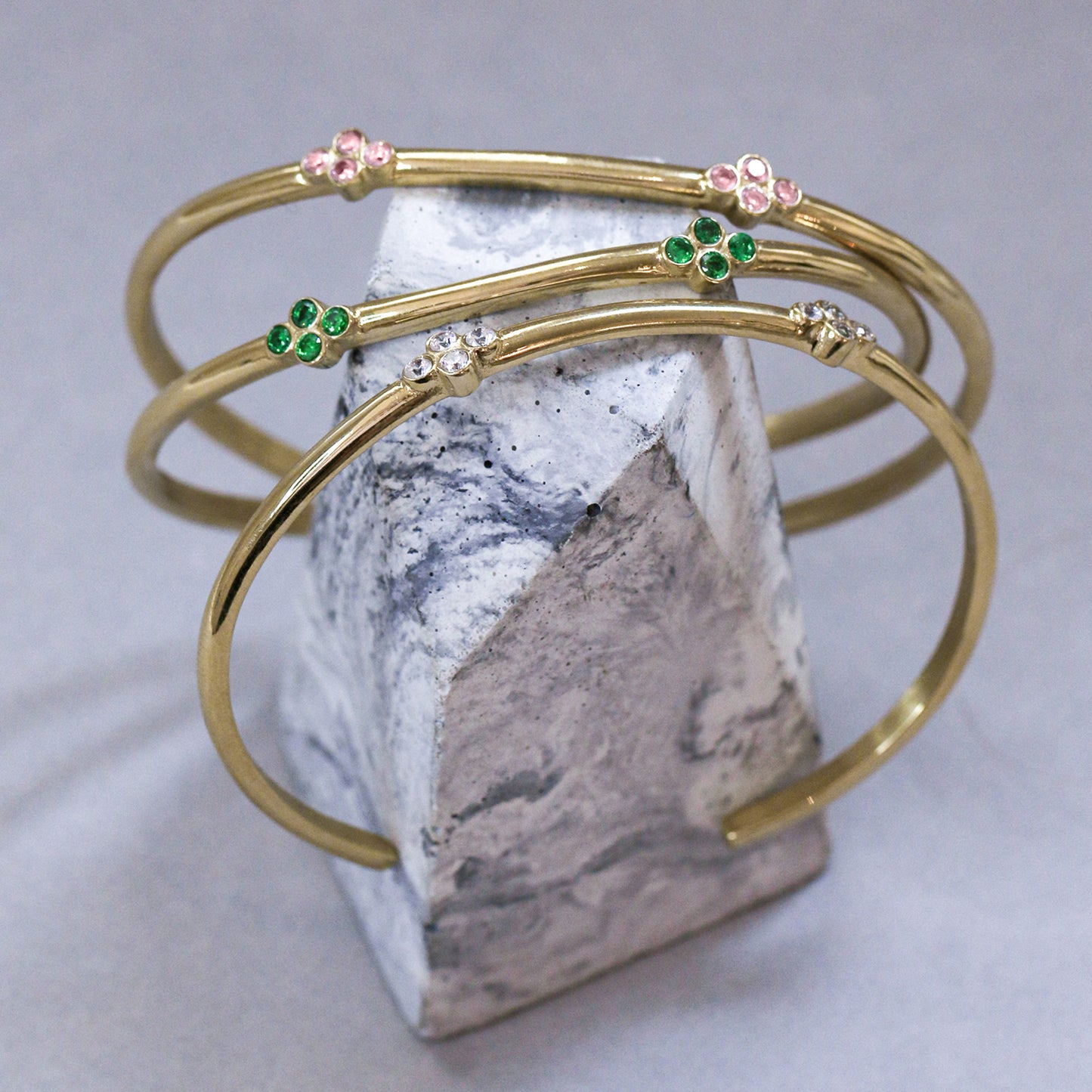 AEC Paris Bracelet Eole White Zirconium Oxide