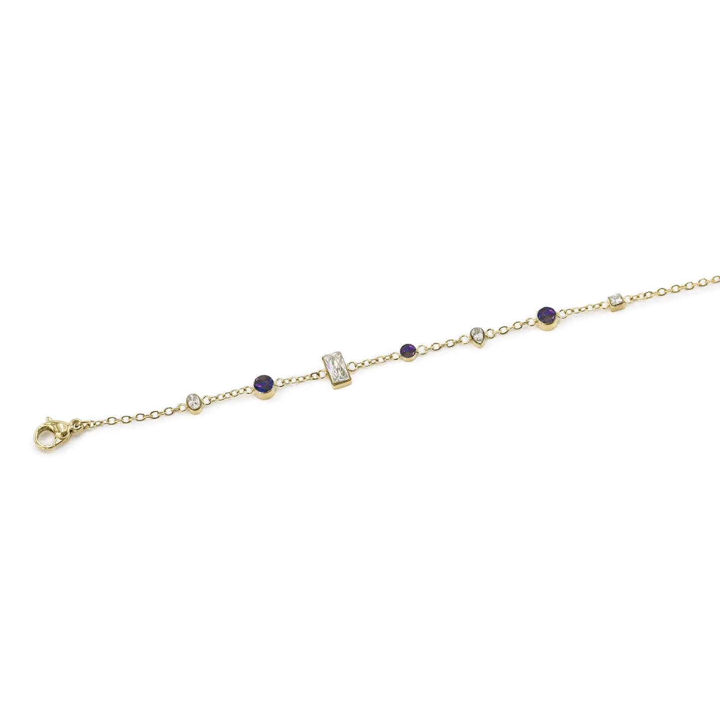 AEC Paris Bracelet Helena Purple Zirconium Oxide