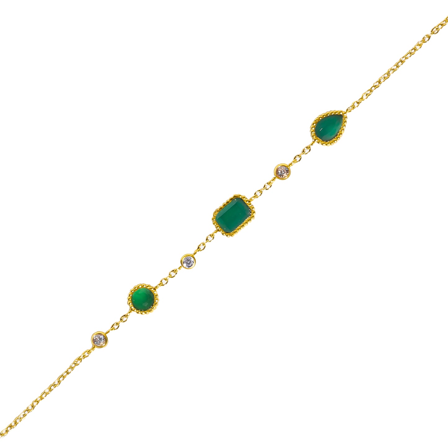 AEC Paris Bracelet Pelagia Green Onyx