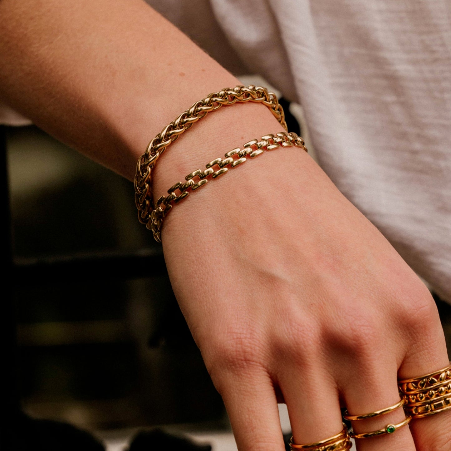 AEC Paris Bracelet Romane Gold