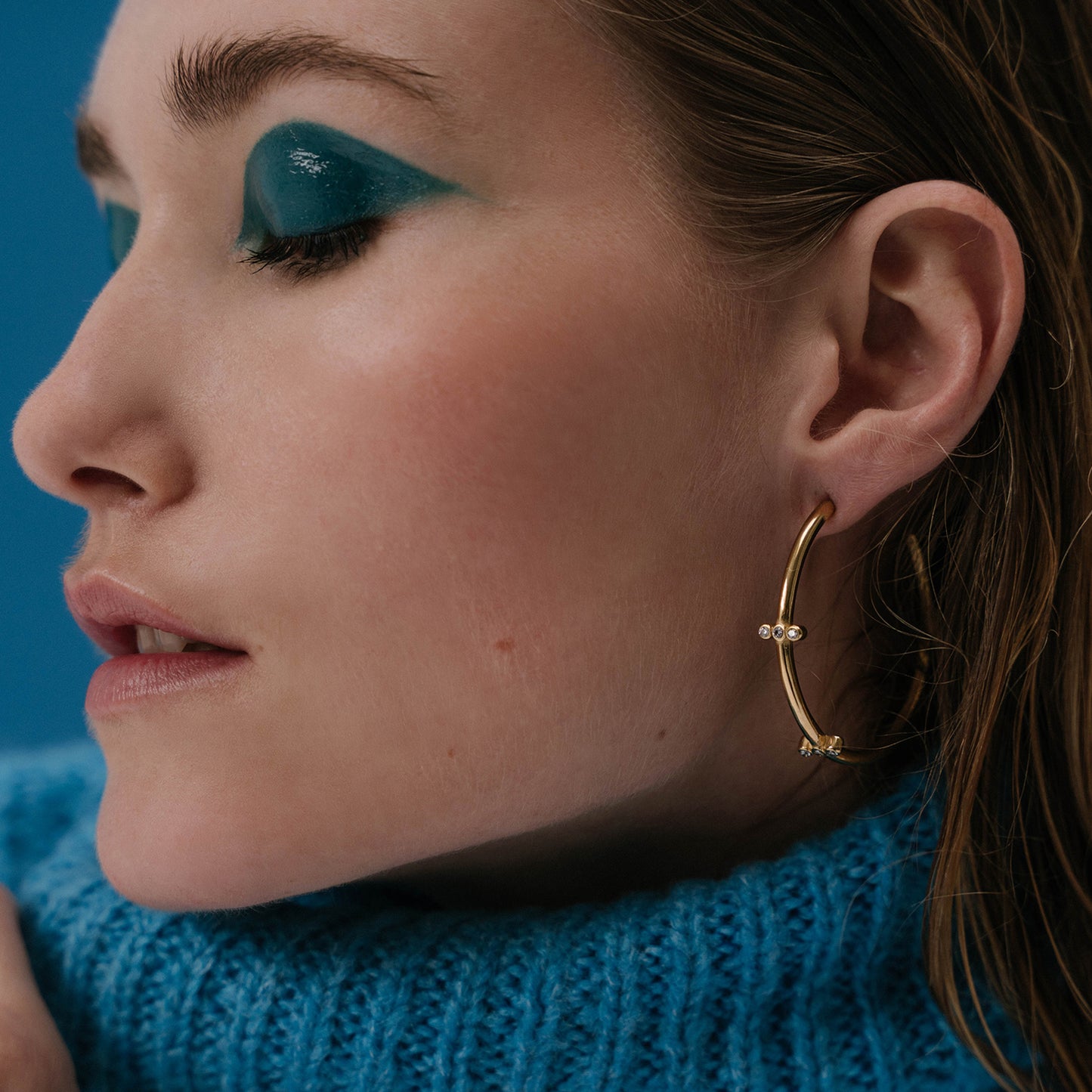 AEC Paris Earrings Aura White Zirconium Oxide