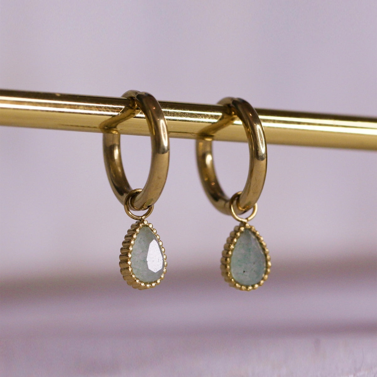 AEC Paris Earrings Helios Aventurine
