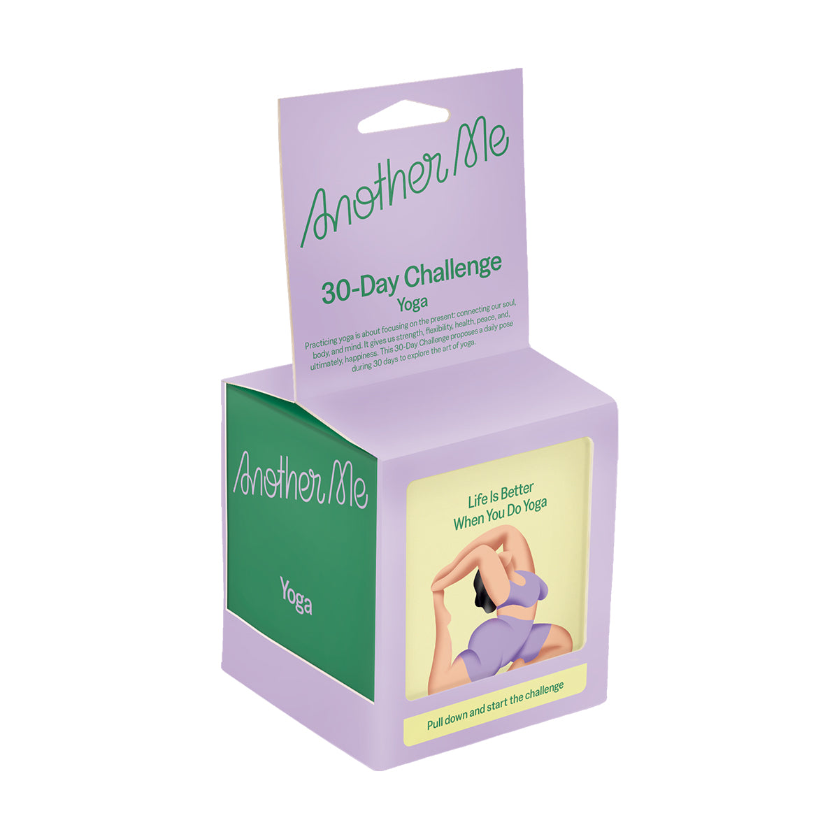 Another Me 30 Day Challenge Yoga Paper Activity Game Paper Activity Game