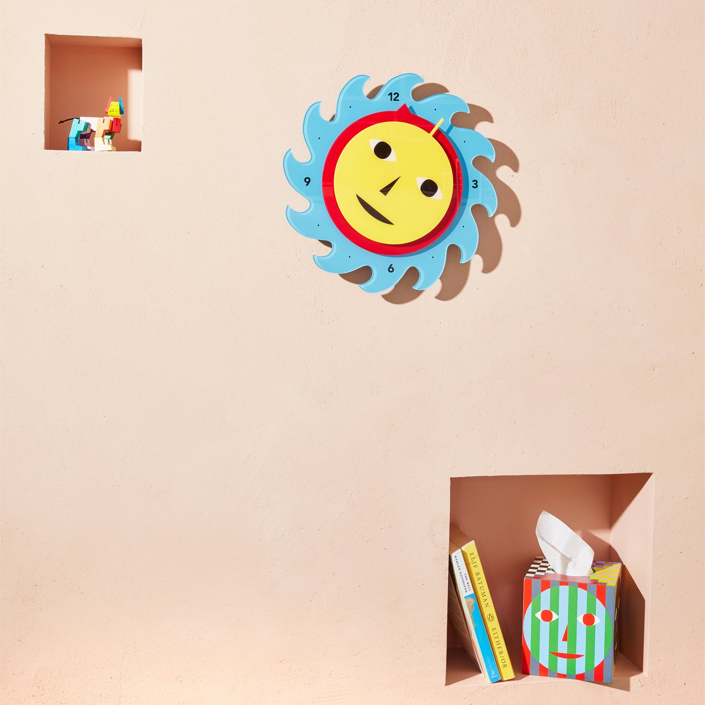 Areaware Dusen Dusen Everybody Clock Blue