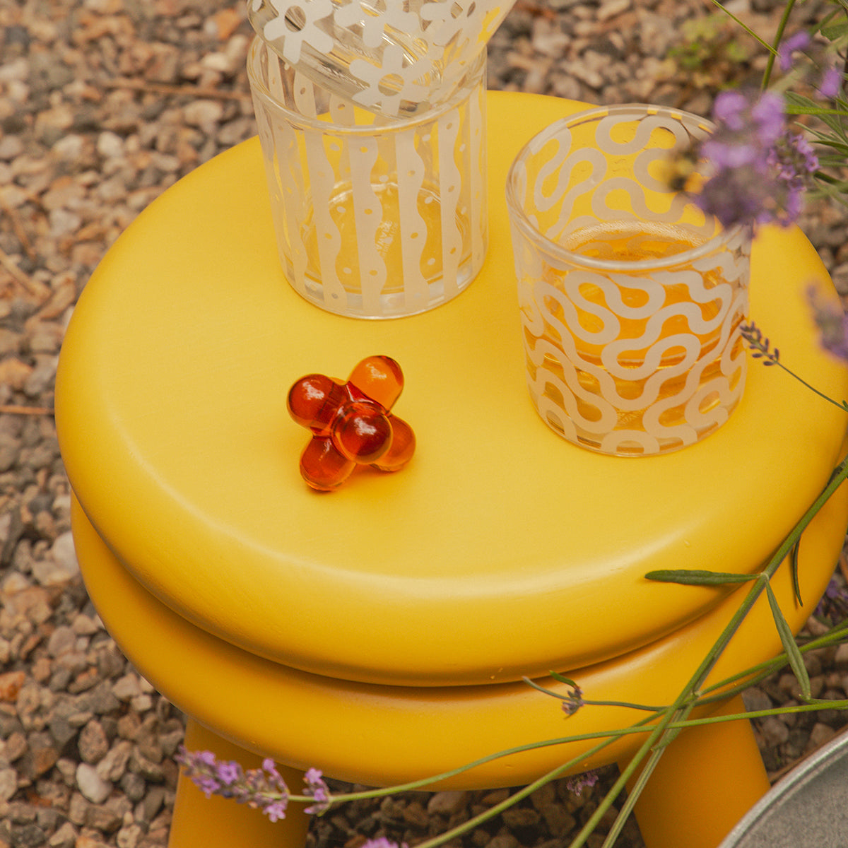Areaware Hobknob Bottle Stopper Amber