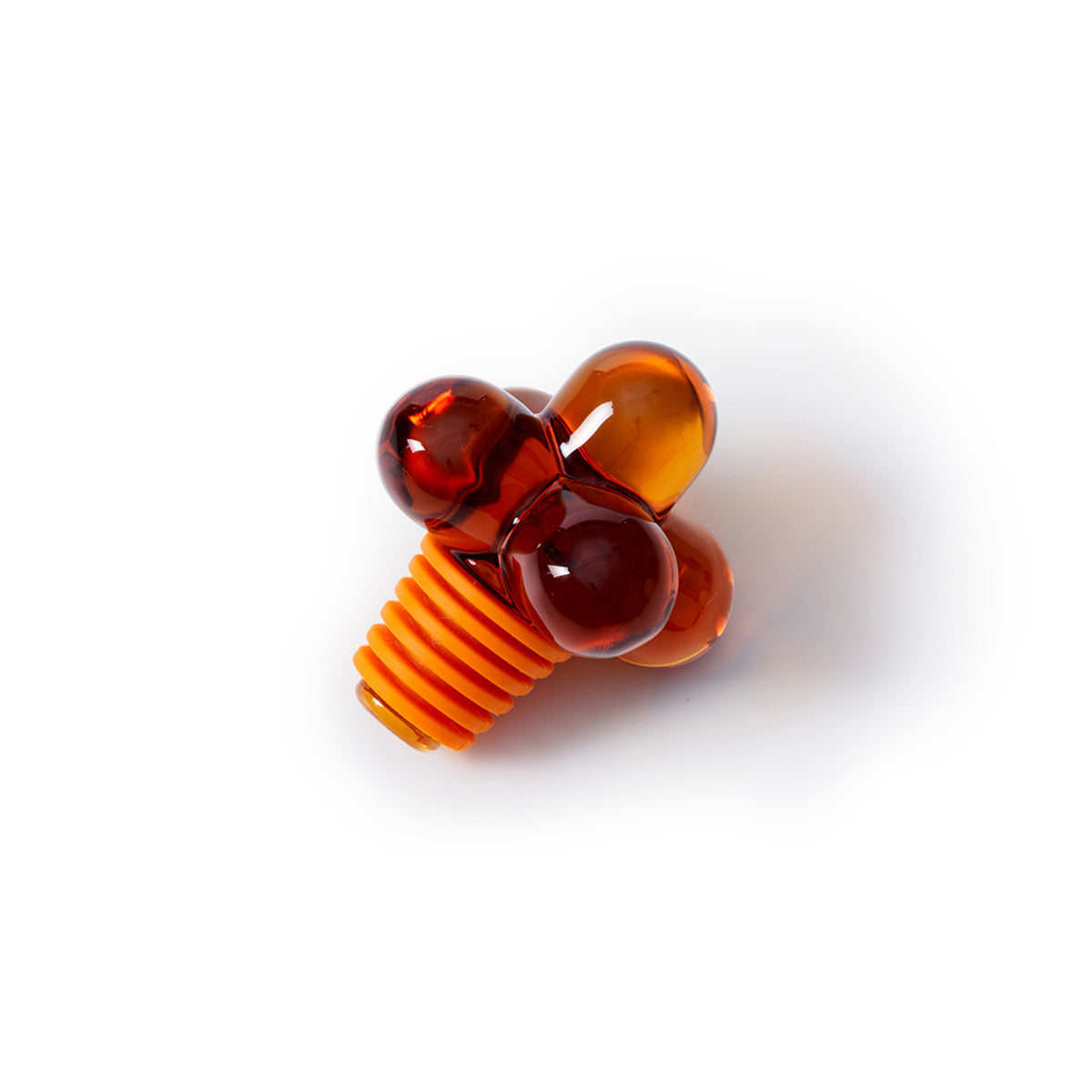 Areaware Hobknob Bottle Stopper Amber