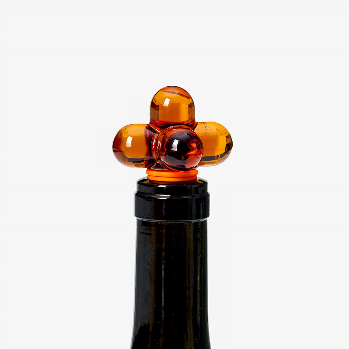 Areaware Hobknob Bottle Stopper Amber