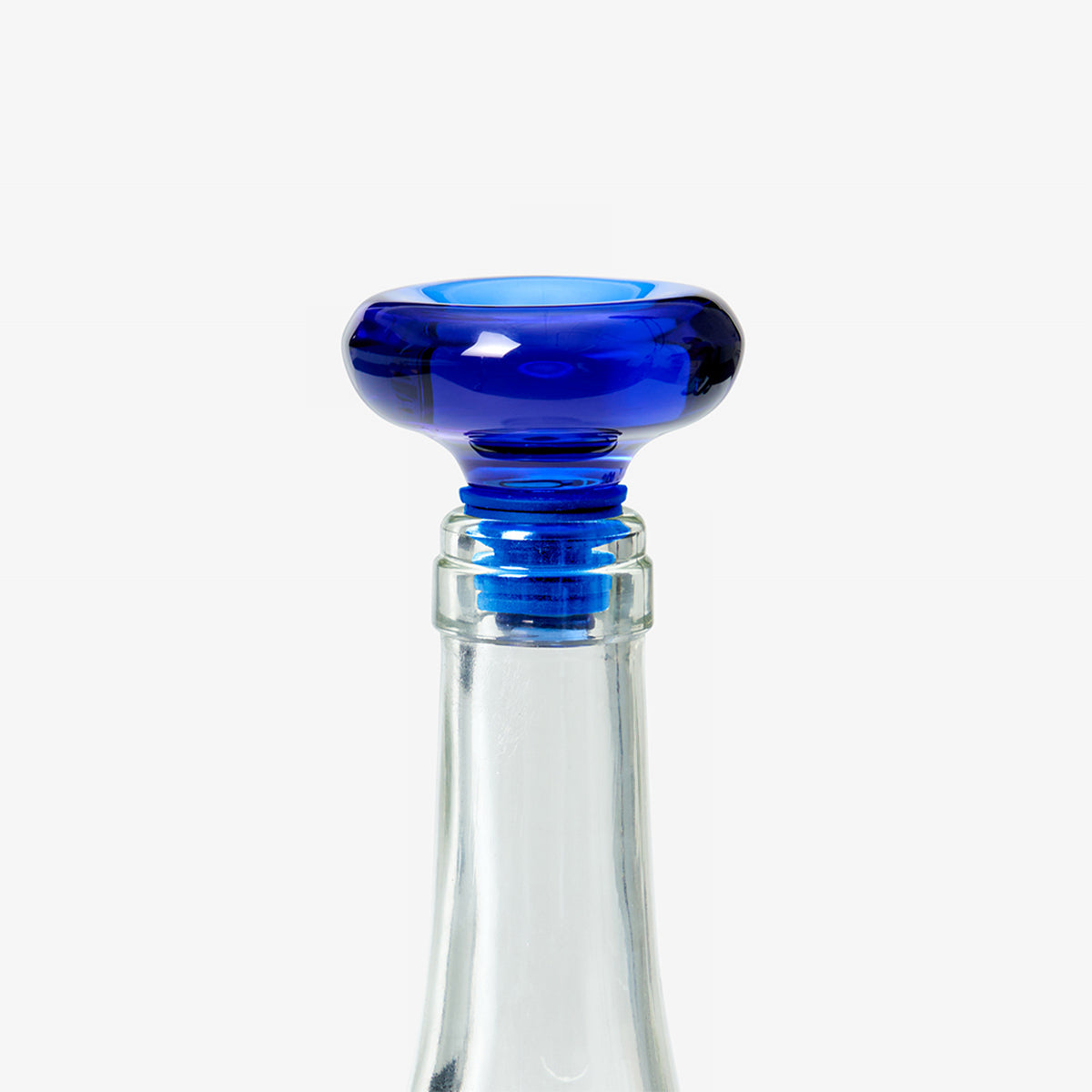 Areaware Hobknob Bottle Stopper Blue