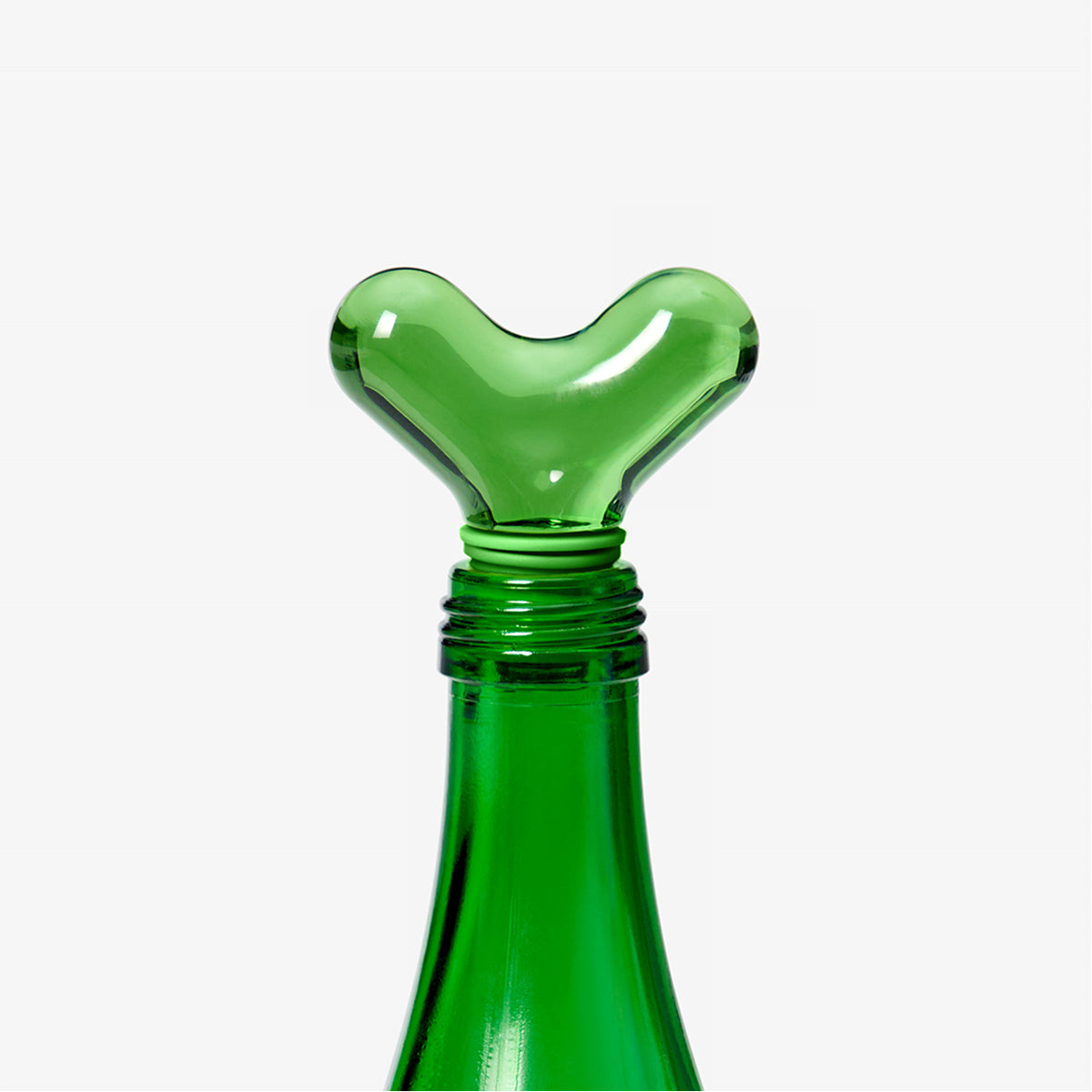 Areaware Hobknob Bottle Stopper Green