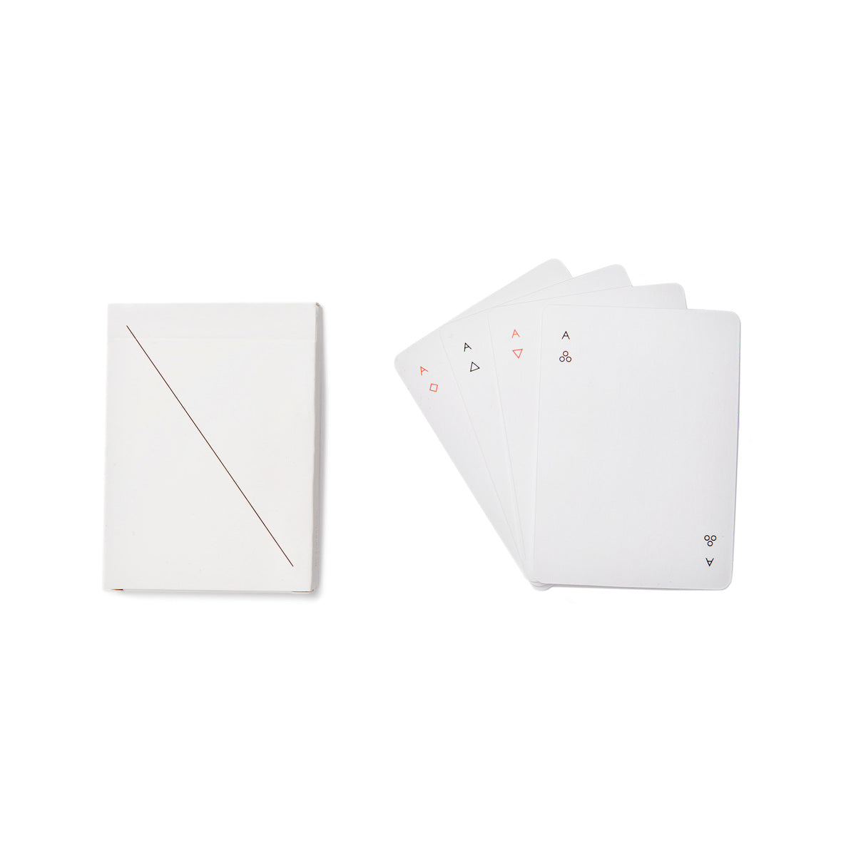Areaware Minim Playing Cards White