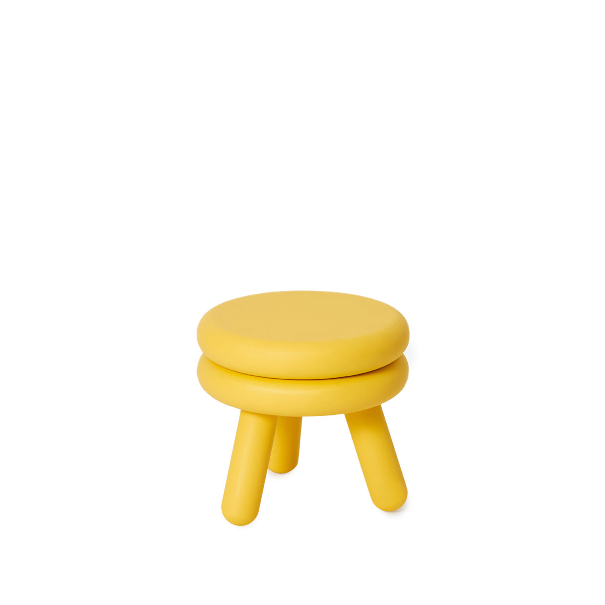 Areaware Pluma Stool Short Yellow