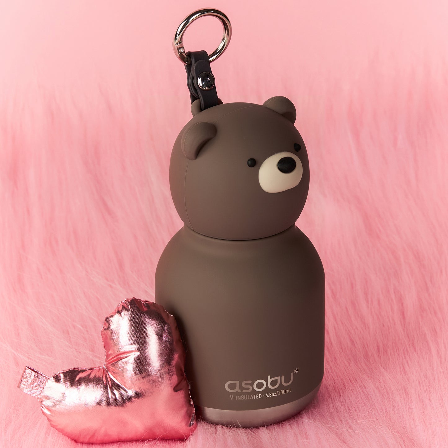Asobu Bestie Bottle Mini 200ml Brown Bear