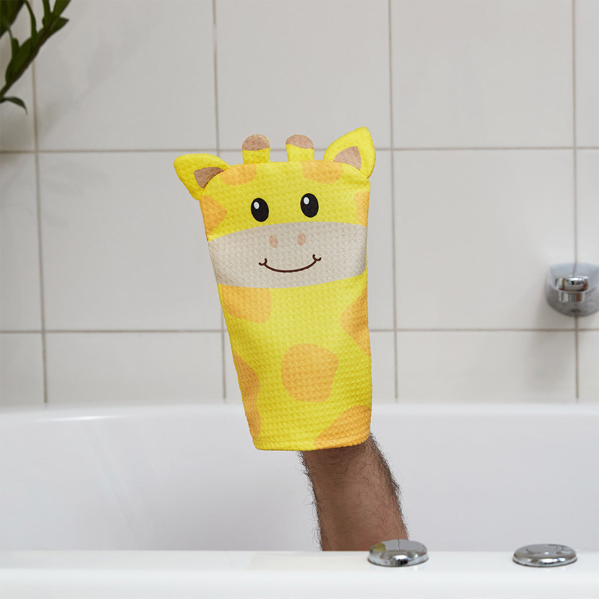 Dock & Bay Baby Wash Mitt Animal Collection Greta Giraffe 100% Recycled 100% Recycled