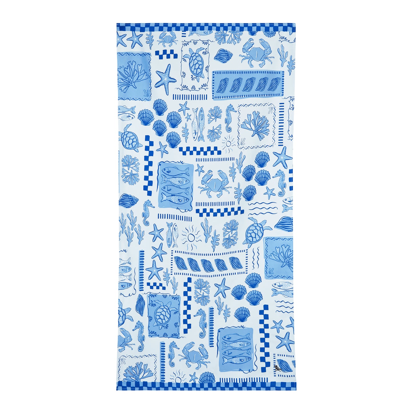 Dock & Bay Beach Towel Designed Collection L Grecian Shores 100% Recycled 100% Recycled