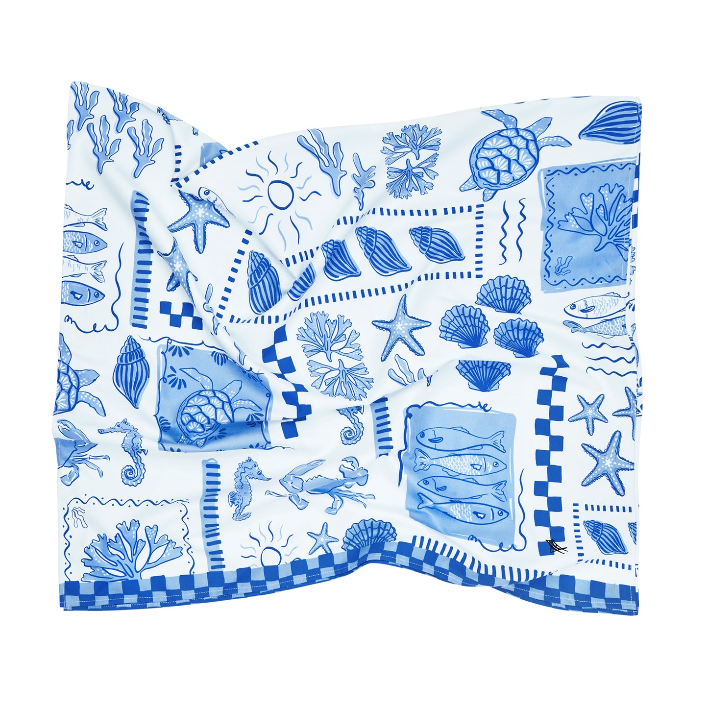 Dock & Bay Beach Towel Designed Collection L Grecian Shores 100% Recycled 100% Recycled