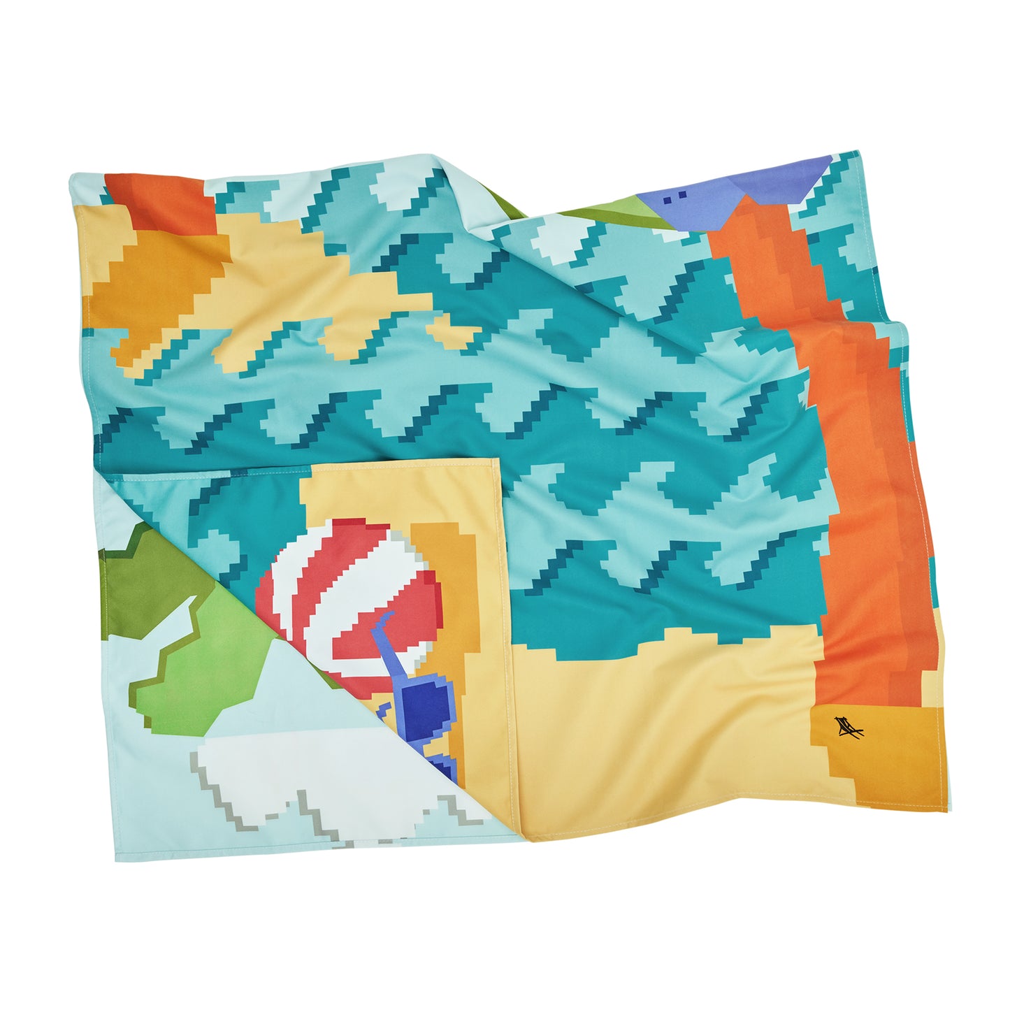 Dock & Bay Beach Towel Kids Collection M Build A Beach 100% Recycled 100% Recycled