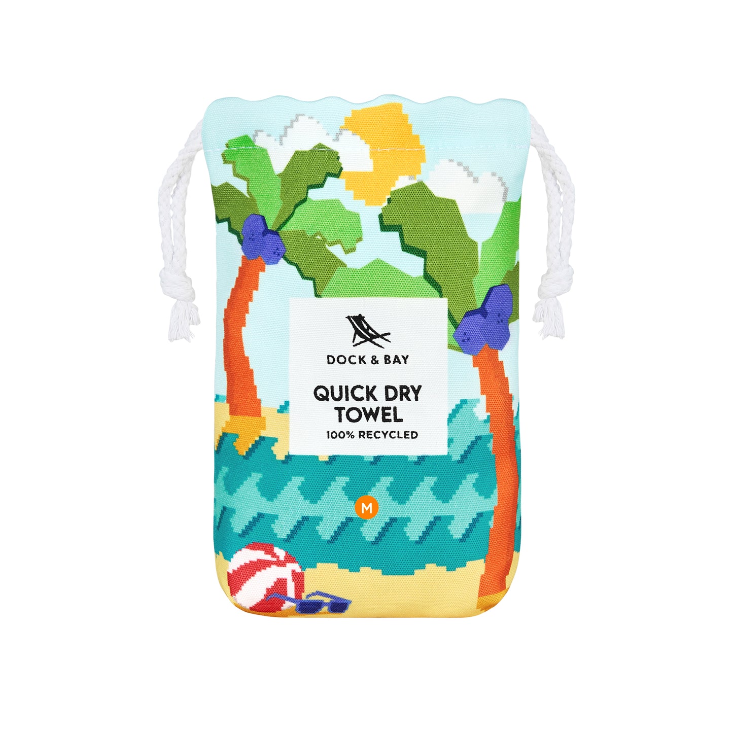 Dock & Bay Beach Towel Kids Collection M Build A Beach 100% Recycled 100% Recycled