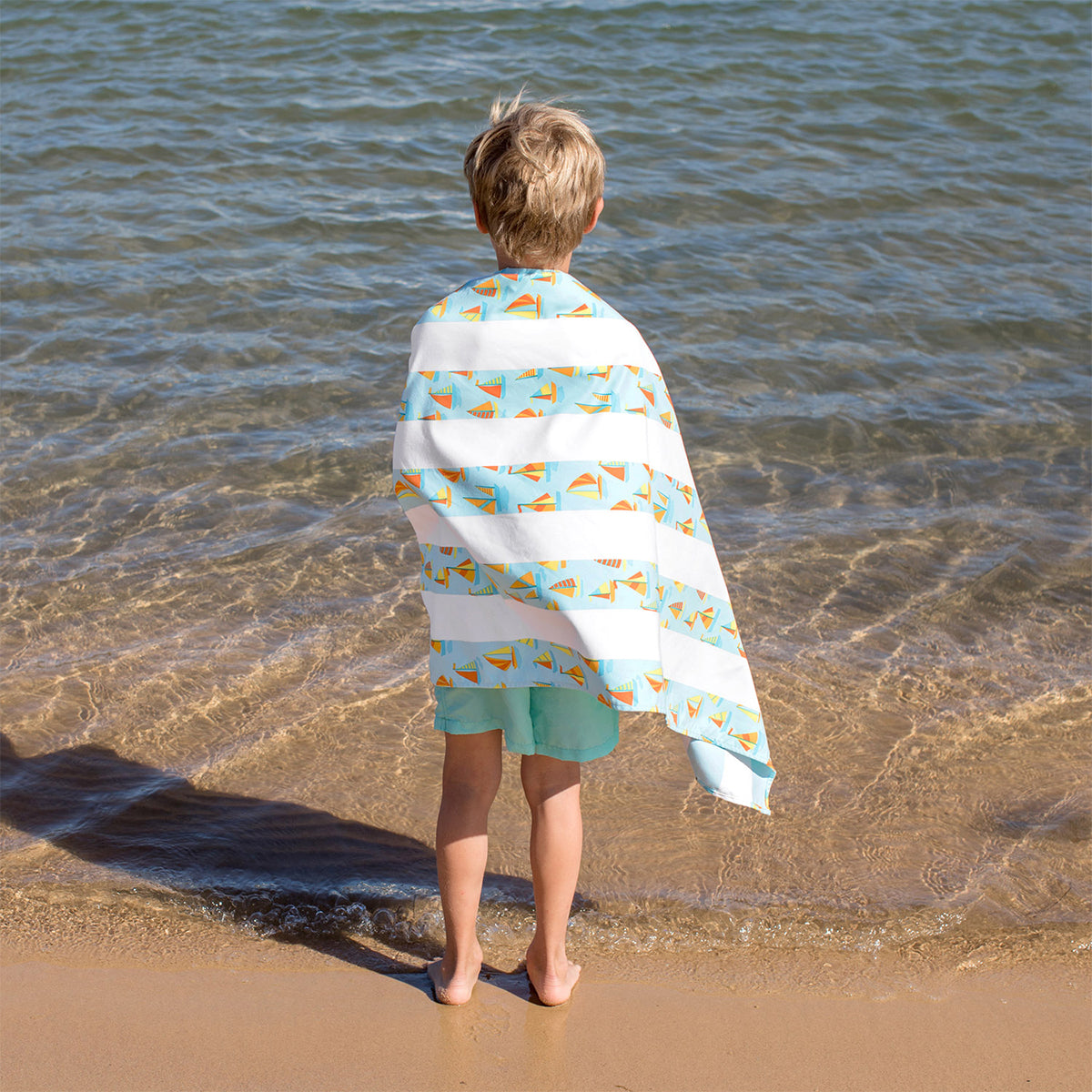 Dock & Bay Beach Towel Kids Collection M Oh Buoy 100% Recycled 100% Recycled