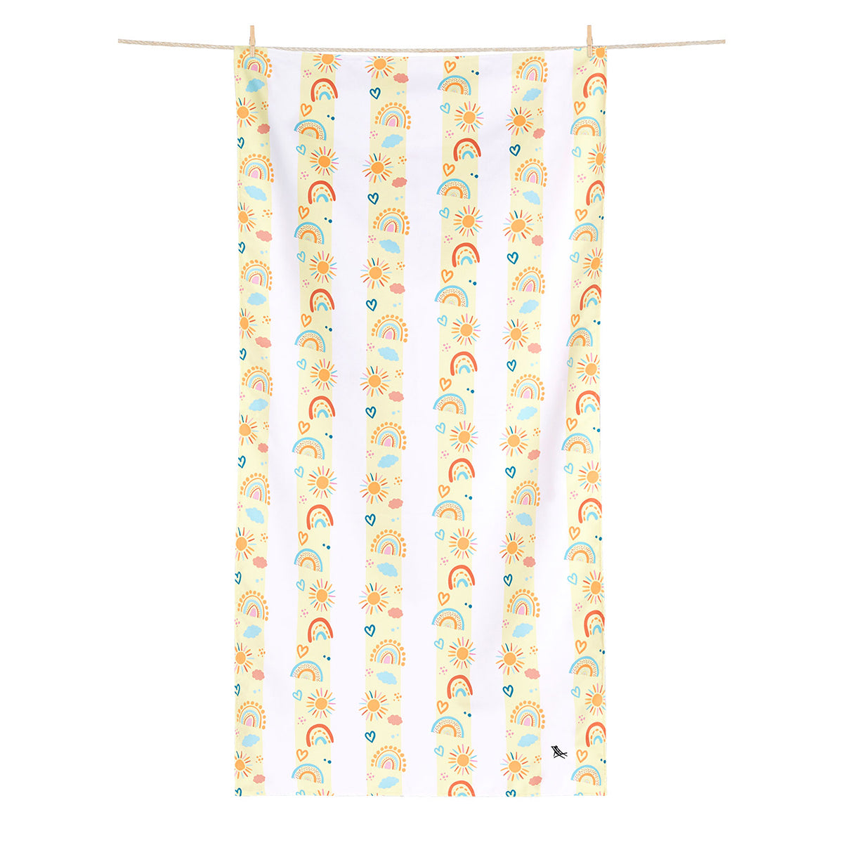 Dock & Bay Beach Towel Kids Collection M Rainbow Road 100% Recycled 100% Recycled