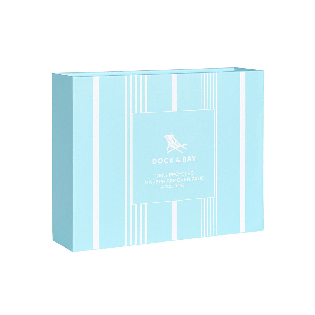 Dock & Bay Home Reusable Makeup Wipes (pk of 3) Chamomile Blue 100% Recycled 100% Recycled