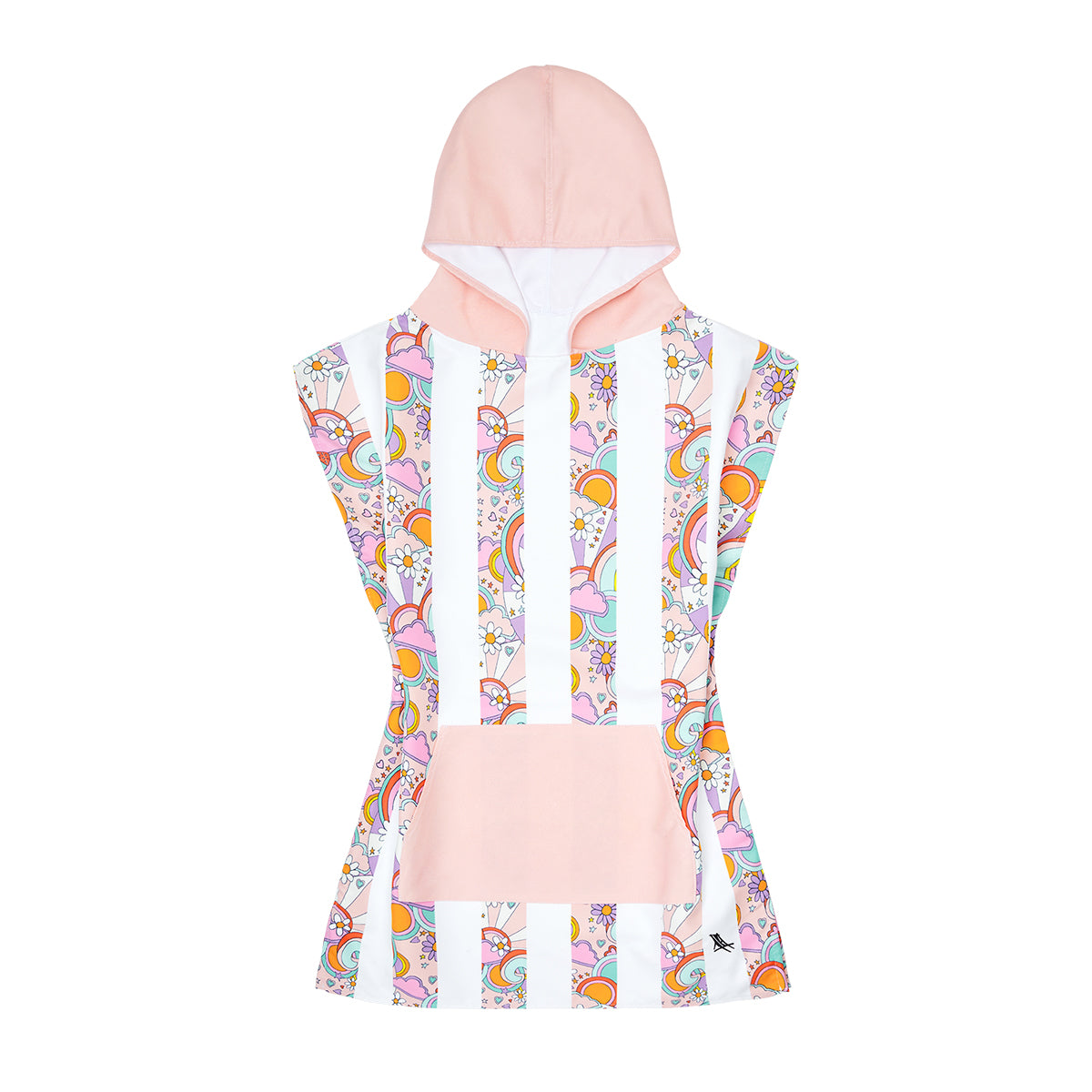 Dock & Bay Poncho Kids Patterned Collection Pink Power 100% Recycled 100% Recycled
