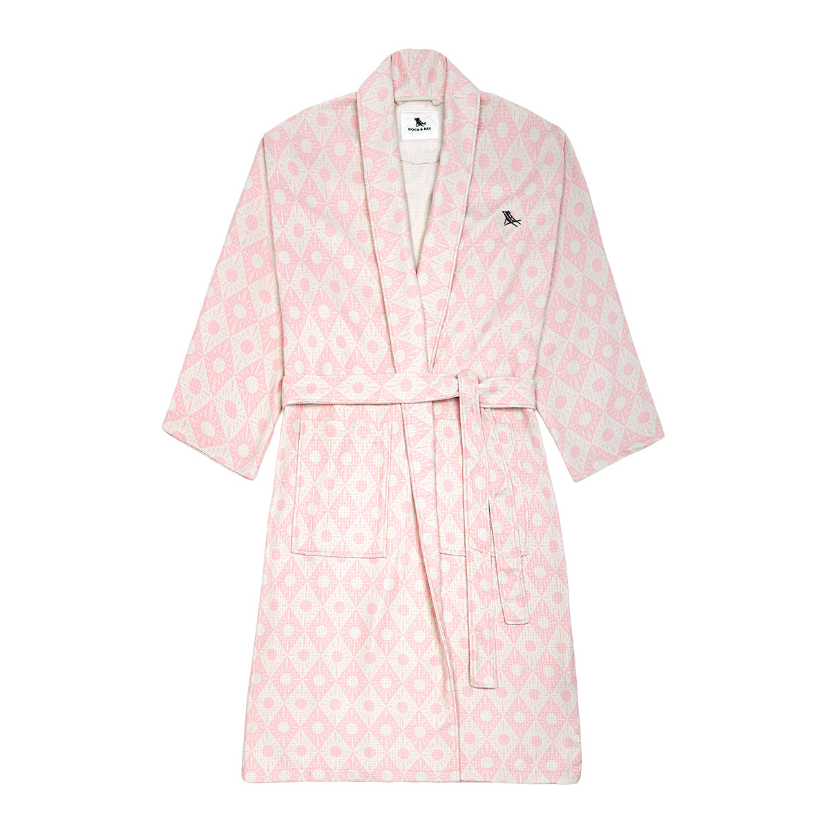 Dock & Bay Waffle Robe M/L Diamond Pink 100% Recycled 100% Recycled