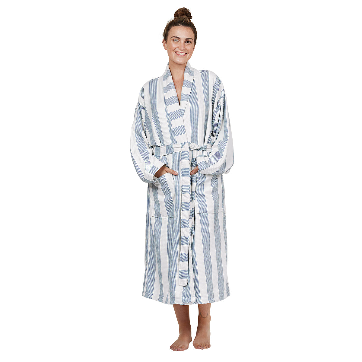 Dock & Bay Waffle Robe M/L Storm Cloud 100% Recycled 100% Recycled