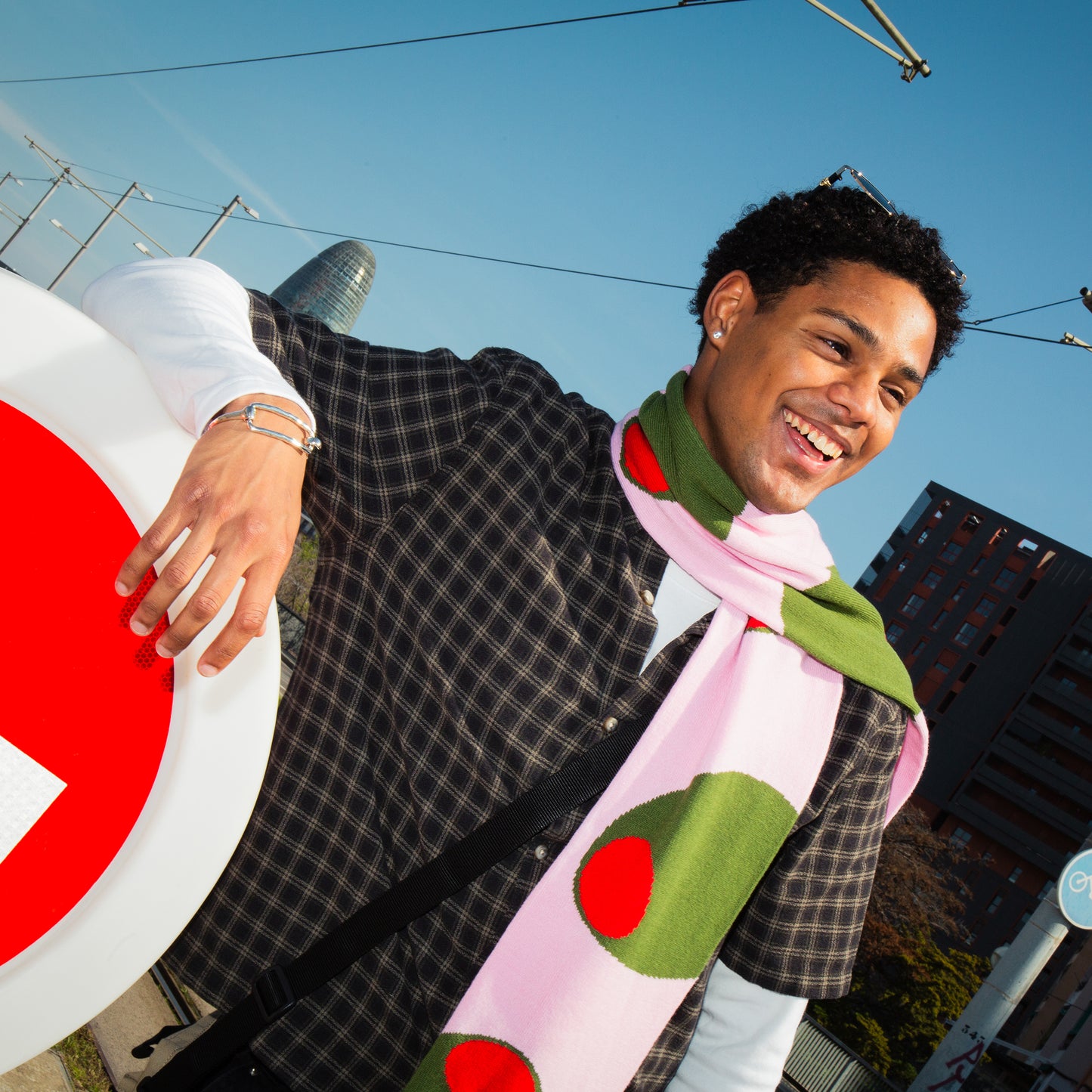 Eat My Socks Scarf Olive