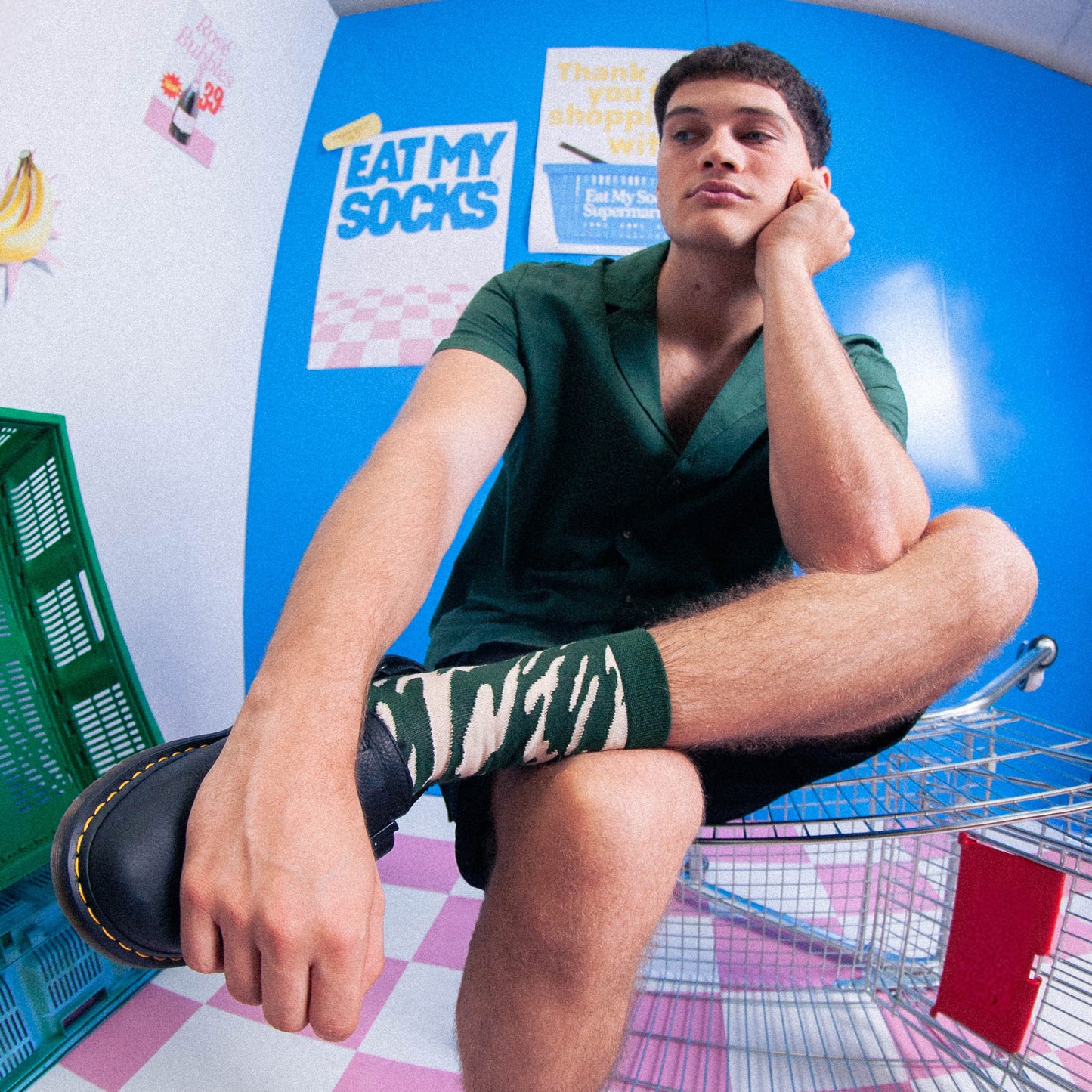 Eat My Socks Socks Bubbles Fizzy