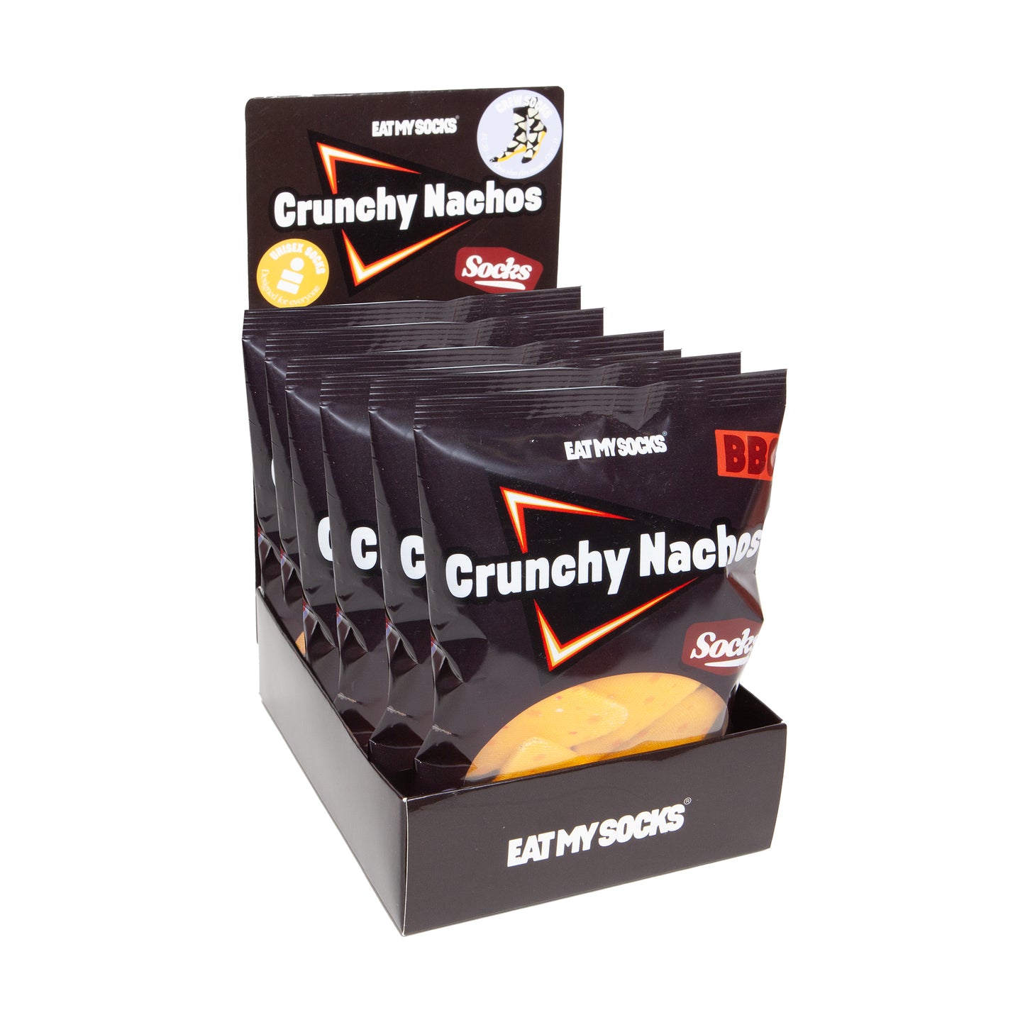 Eat My Socks Socks Crunchy Nachos BBQ