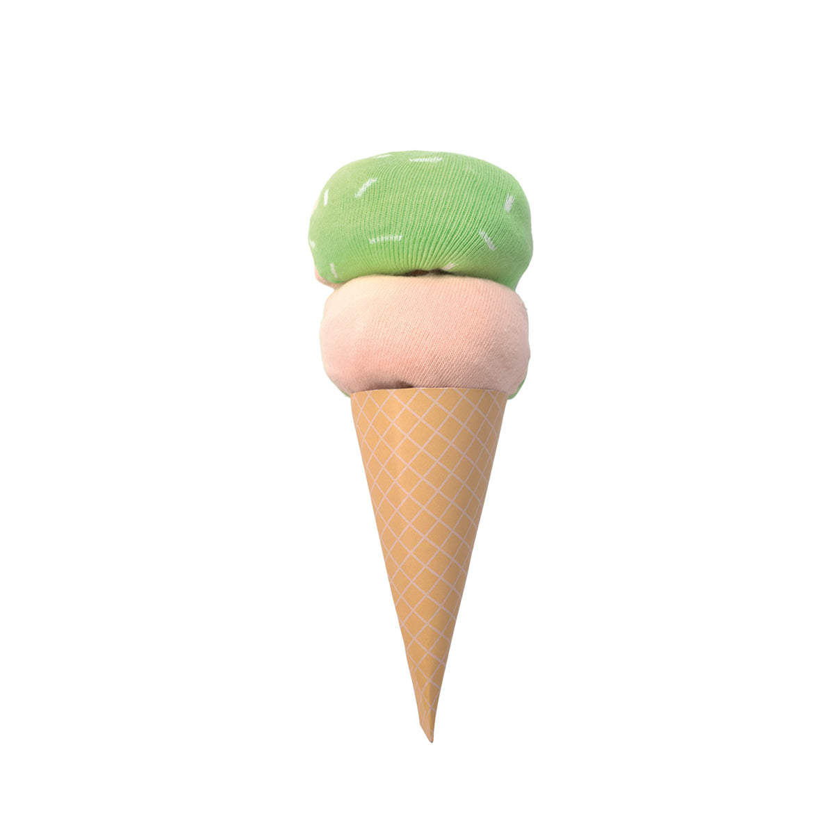 Eat My Socks Socks Dolce Gelato Pink and Green