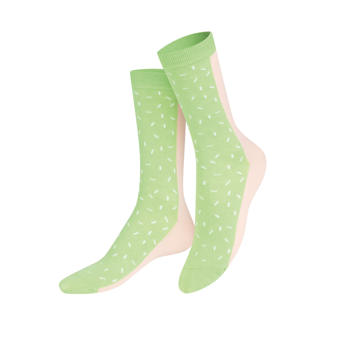 Eat My Socks Socks Dolce Gelato Pink and Green