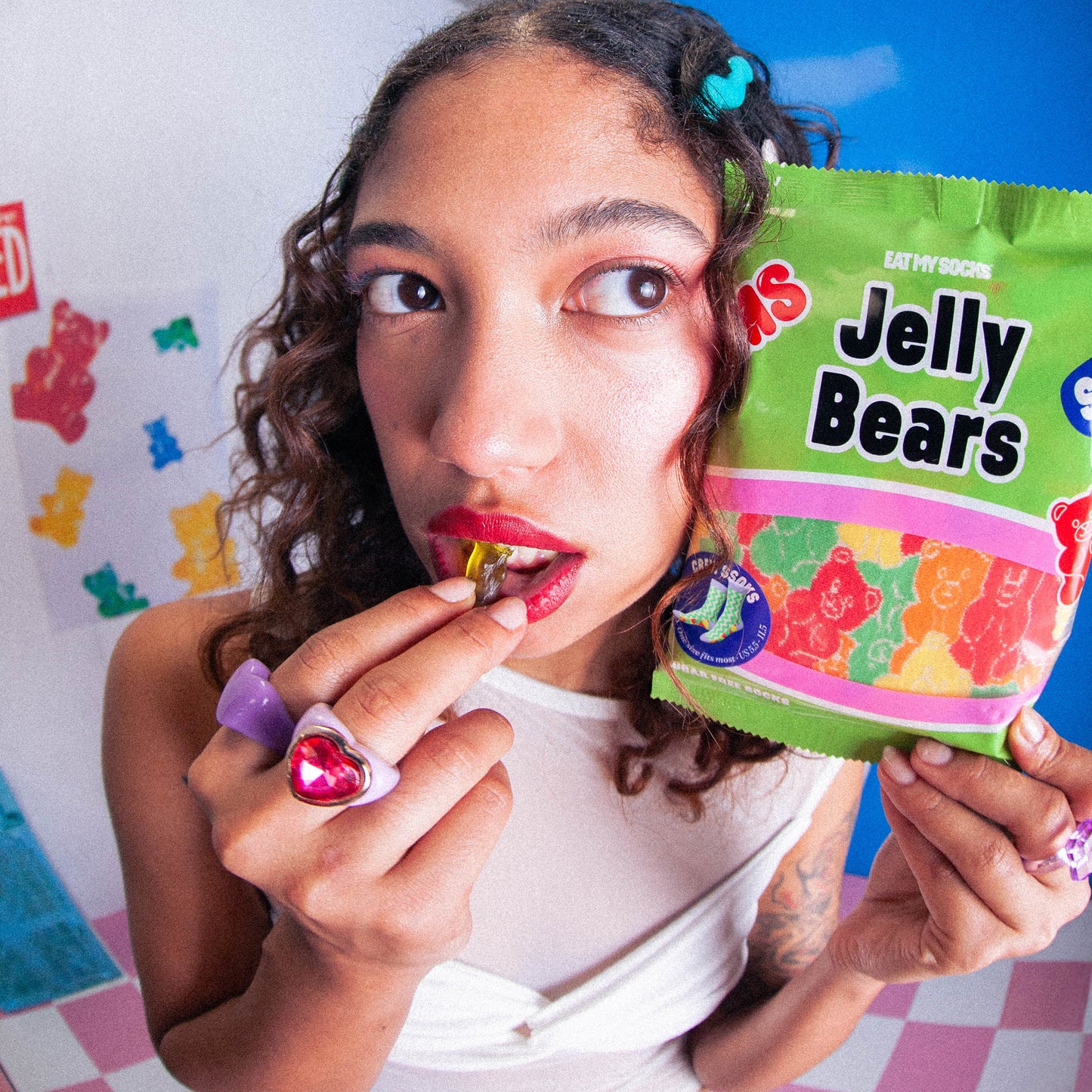 Eat My Socks Socks Jelly Bears