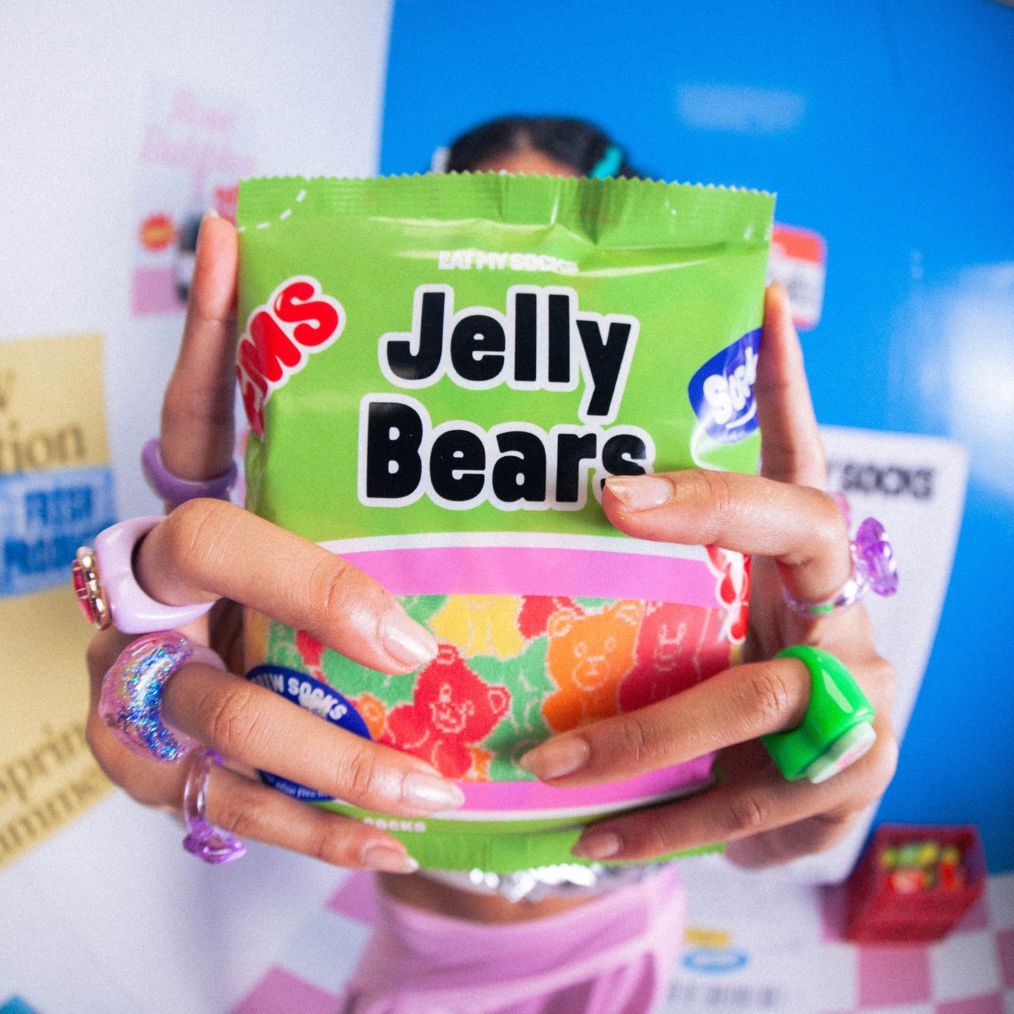 Eat My Socks Socks Jelly Bears