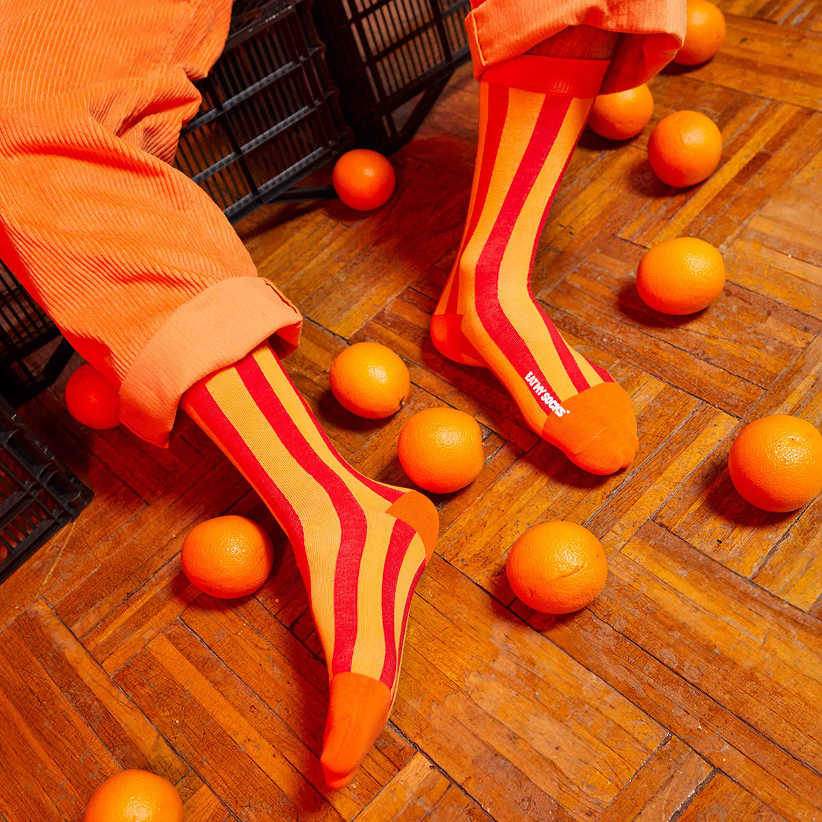 Eat My Socks Socks Juicy Oranges (2 pairs)