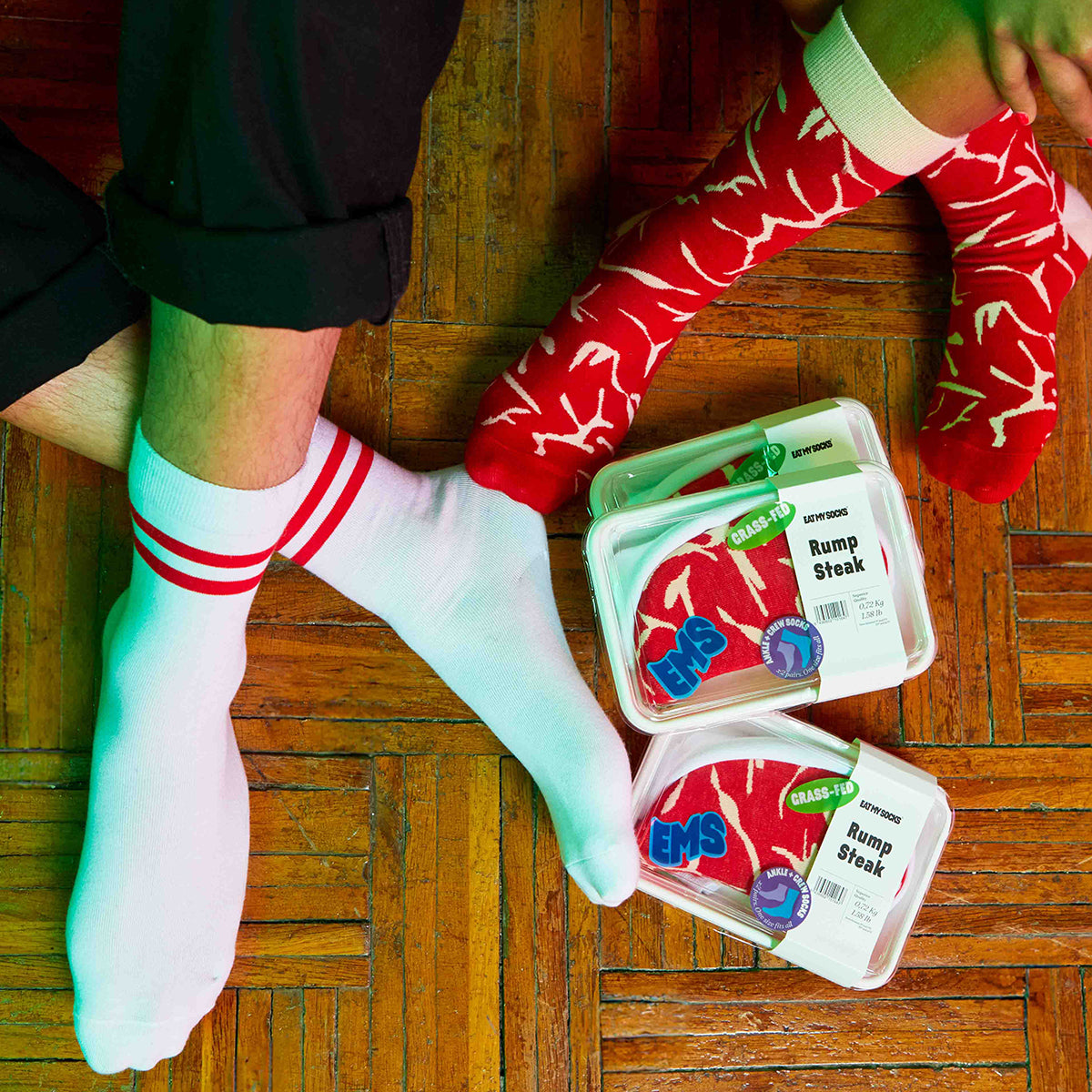 Eat My Socks Socks Rump Steak (2 pairs)