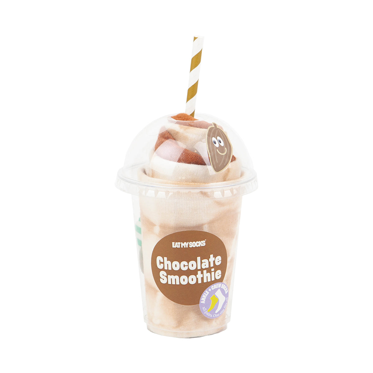 Eat My Socks Socks Smoothie Chocolate (2 pairs)