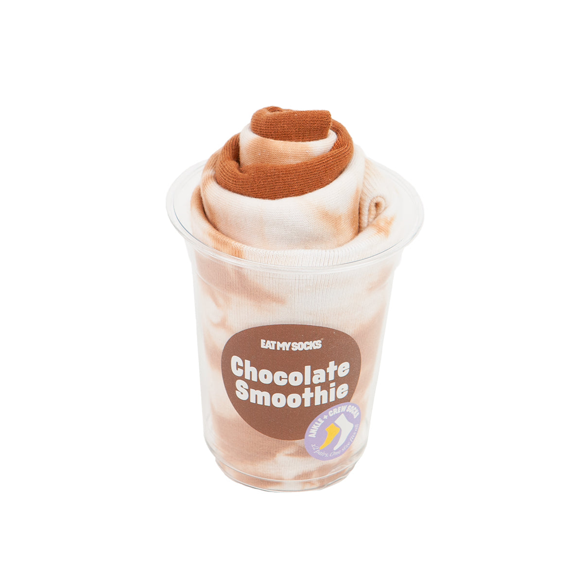 Eat My Socks Socks Smoothie Chocolate (2 pairs)
