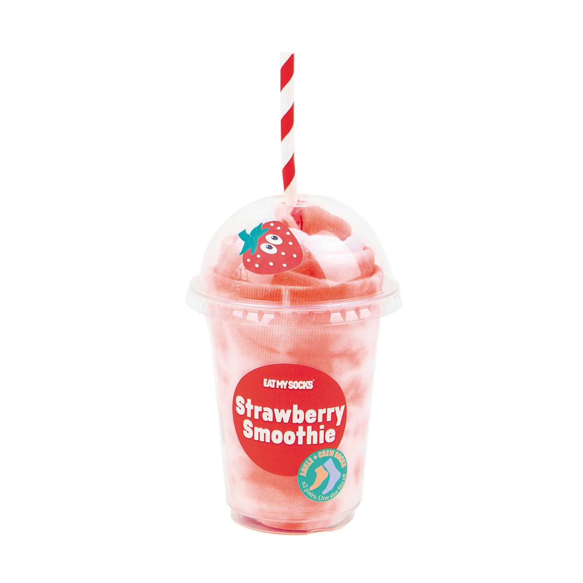 Eat My Socks Socks Smoothie Strawberry (2 pairs)