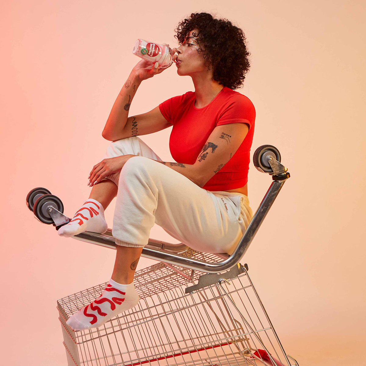 Eat My Socks Socks Smoothie Strawberry (2 pairs)