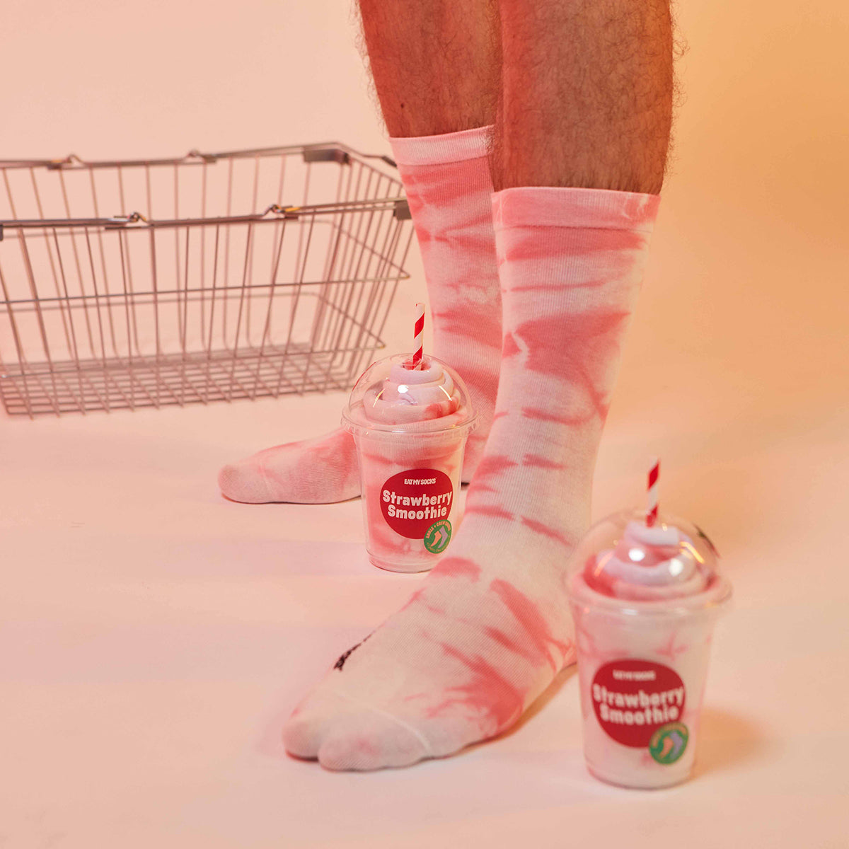 Eat My Socks Socks Smoothie Strawberry (2 pairs)