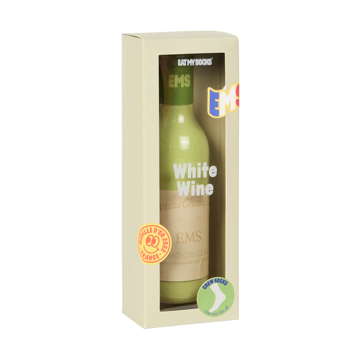 Eat My Socks Socks Wine White