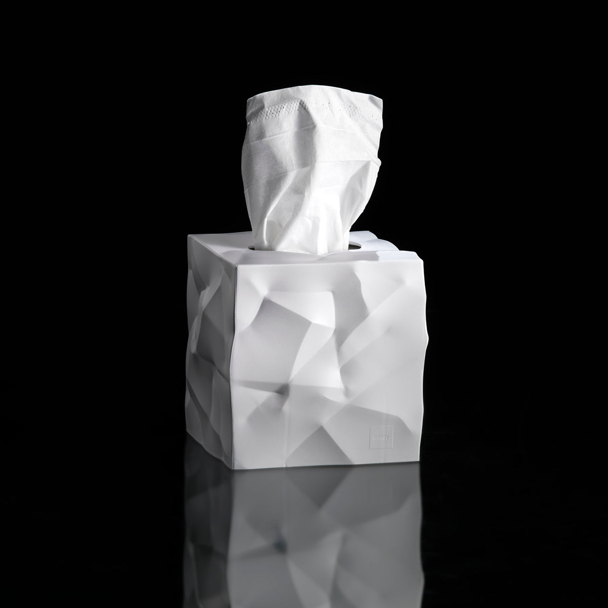 Essey Wipy Cube White Tissue Box Cover Tissue Box Cover