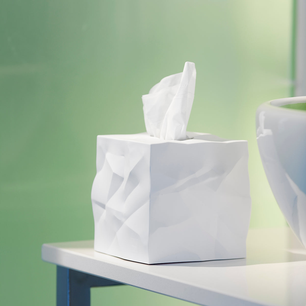 Essey Wipy Cube White Tissue Box Cover Tissue Box Cover