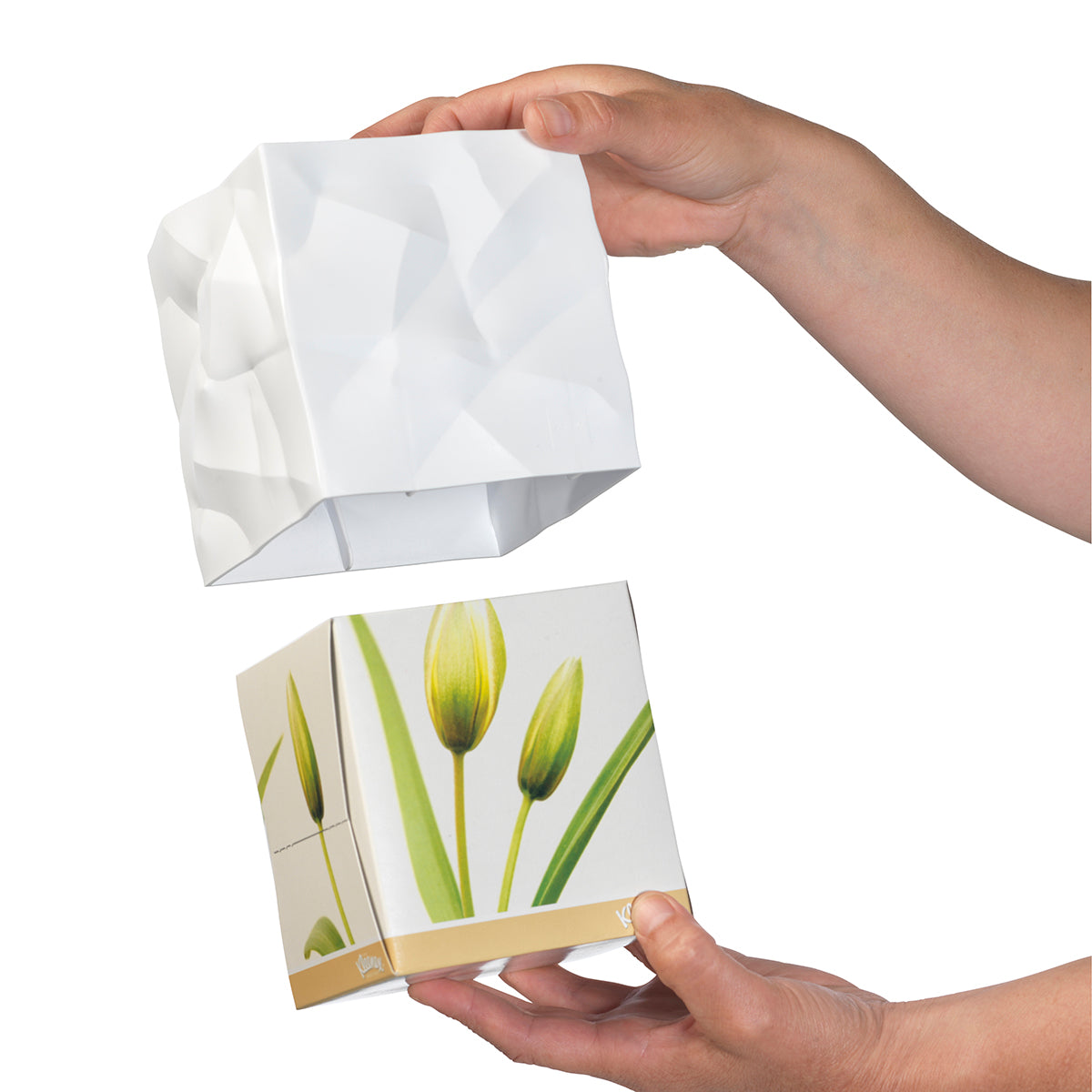 Essey Wipy Cube White Tissue Box Cover Tissue Box Cover