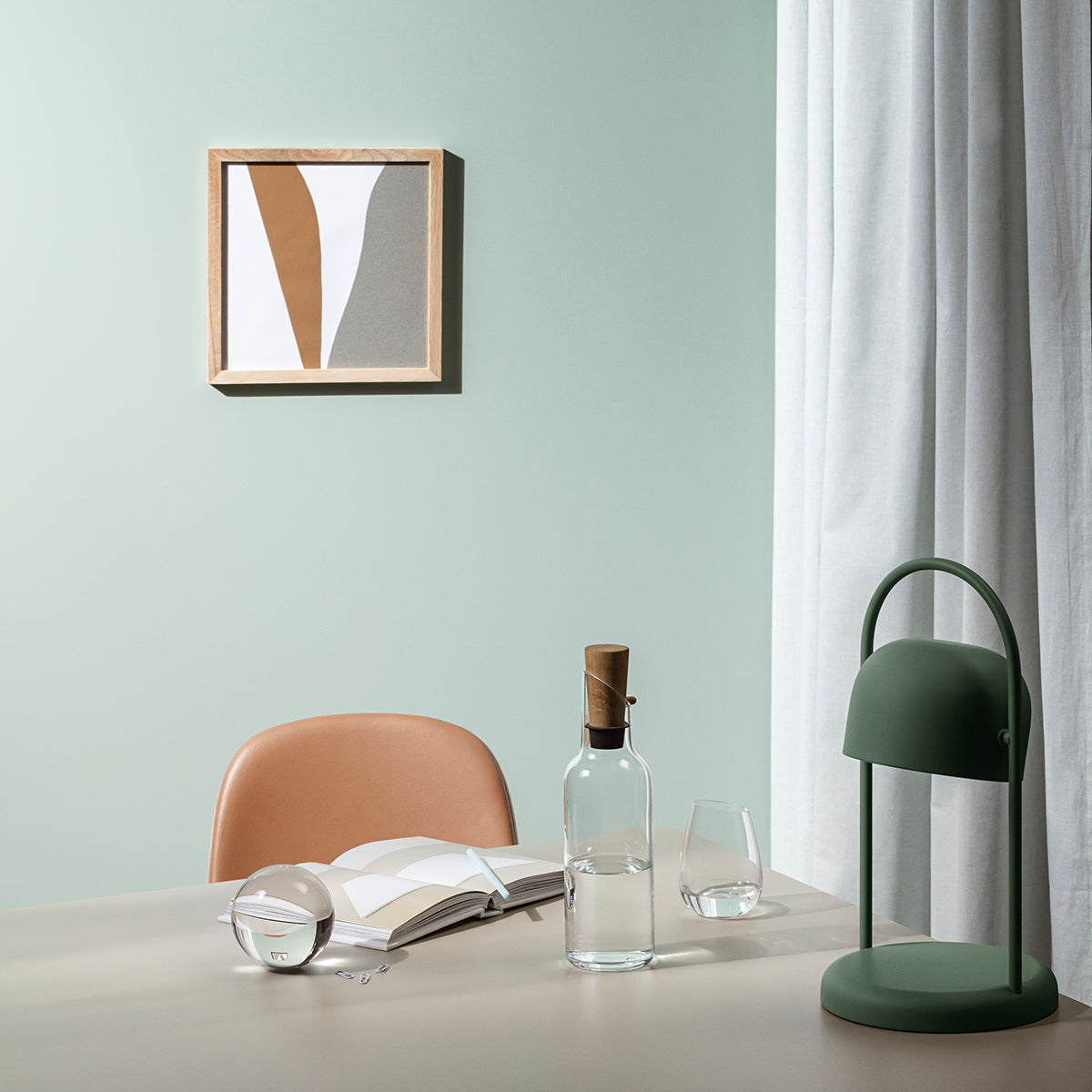 Eva Solo Glass Carafe with Wood Stopper