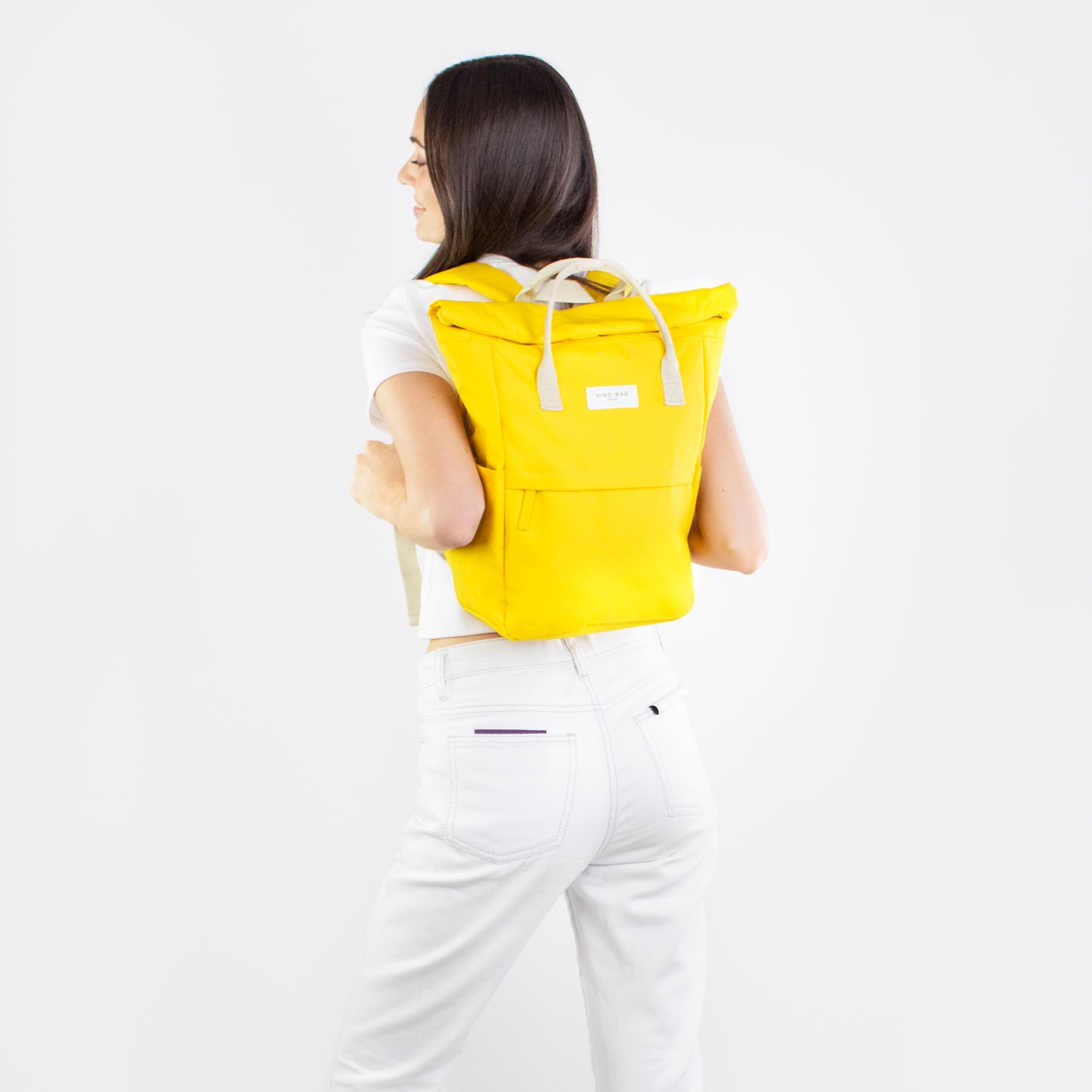Kind Bag Backpack Medium Tuscan Yellow Sun