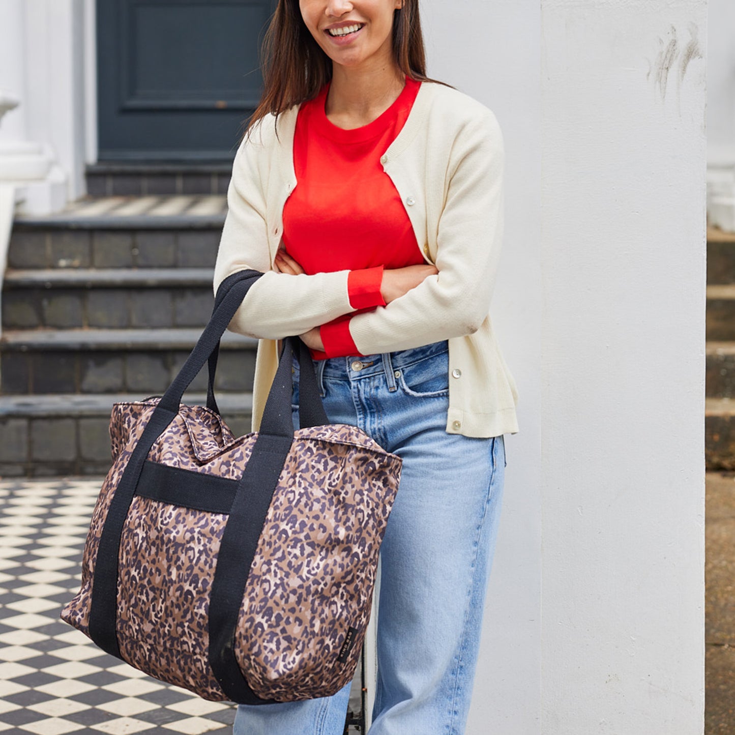 Kind Bag Carryall Tote Leopard