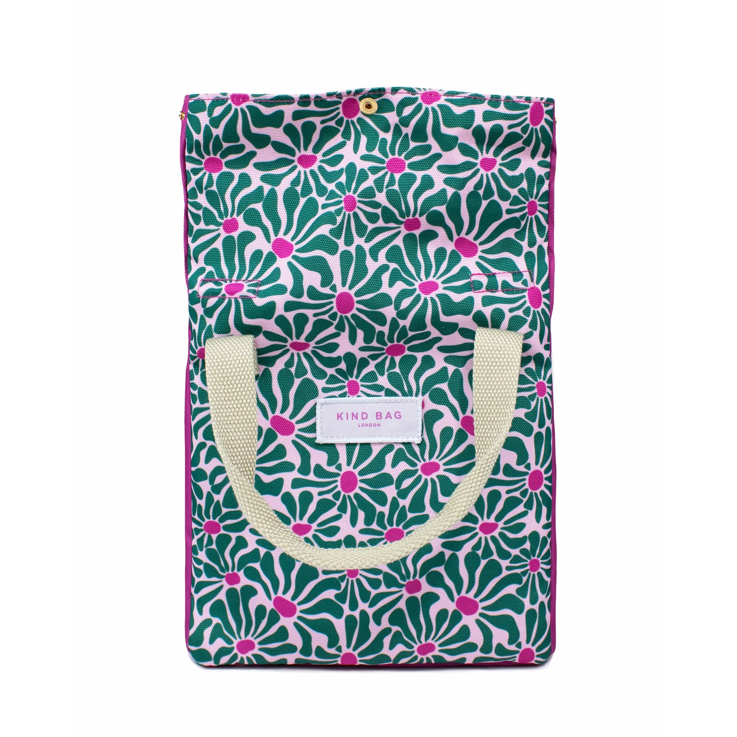 Kind Bag Lunch Bag Abstract Flowers